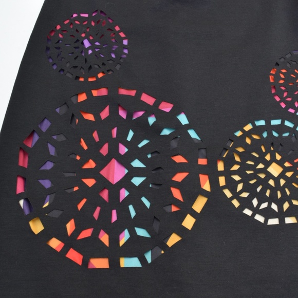 Desigual Women's Black Olympic Knitted Dress Short Sleeve Size M - Picture 4 of 7